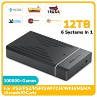 12TB Retro Gaming HDD Hyperspin&Retrobat＆Playnite＆Launchbox OS for PS3/PS2/PS1/PSP/SWITCH/WIIU 260+ Emulators with 100000+Games