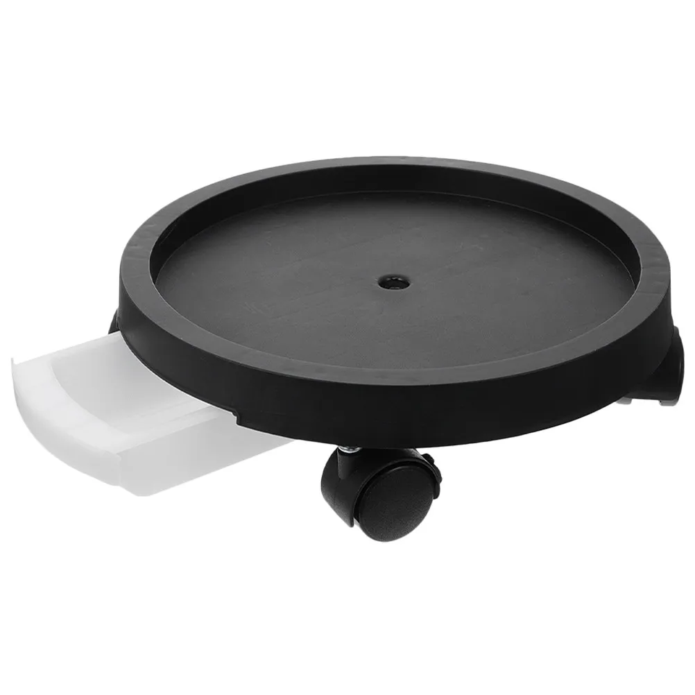 Premium Plastic Flowerpot Tray with 360 Degree Rotating Casters for Indoor Outdoor Garden Living Room Dining Room Neat Clean