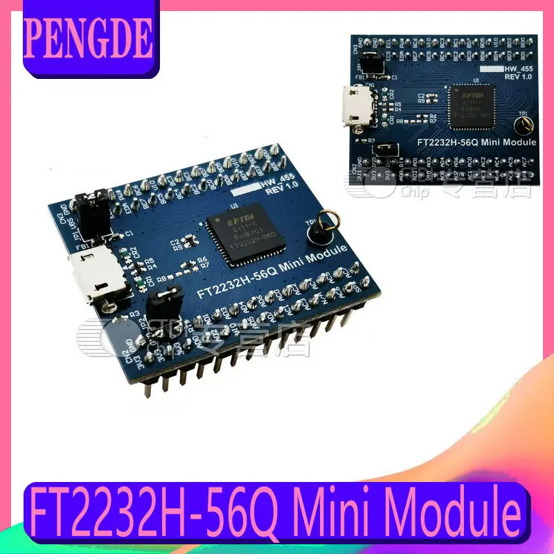 

FTDI official genuine FT2232H-56Q Mini Module USB to UART/FIFO development module