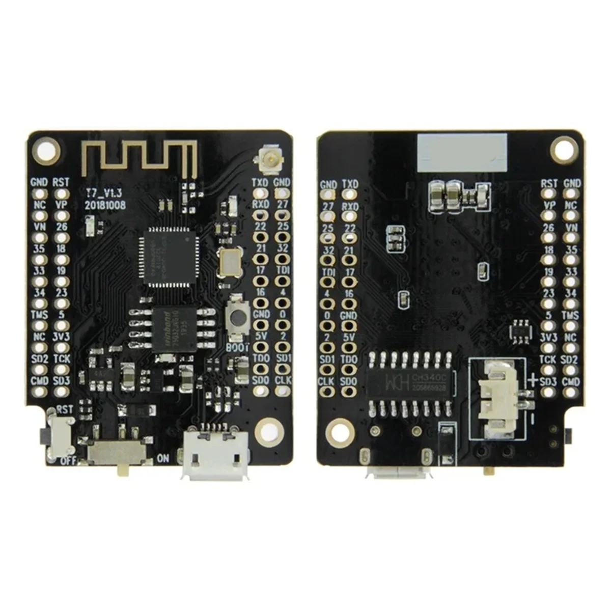 

2025+T7 V1.3 MINI 32 ESP32 Плата разработки модуля WiFi Bluetooth