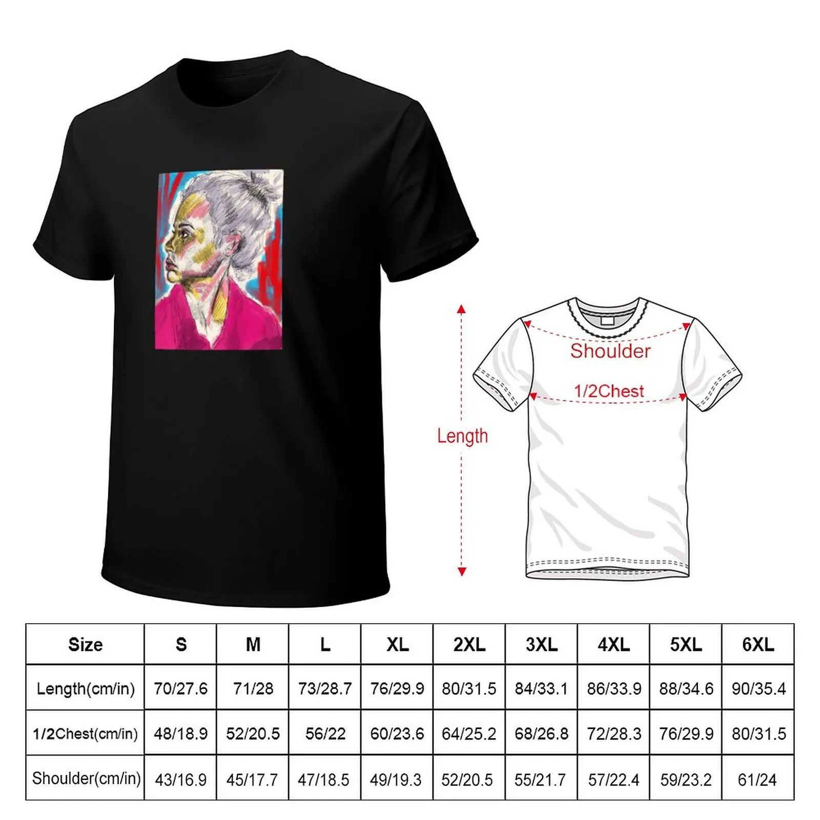 crayon T-Shirt anime t shirts oversize T-Shirt