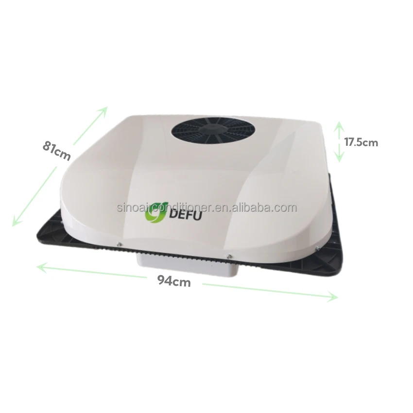 Tractor Van Roof Top 12 voltios eléctrico DC Power Roof Top 12V 24V aire acondicionado camión aire acondicionado