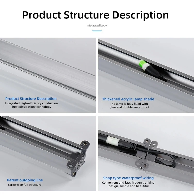 DMX Linear Outdoor Building RGB LED Facade Lighting for Commercial LED Light Facade Architectural Light