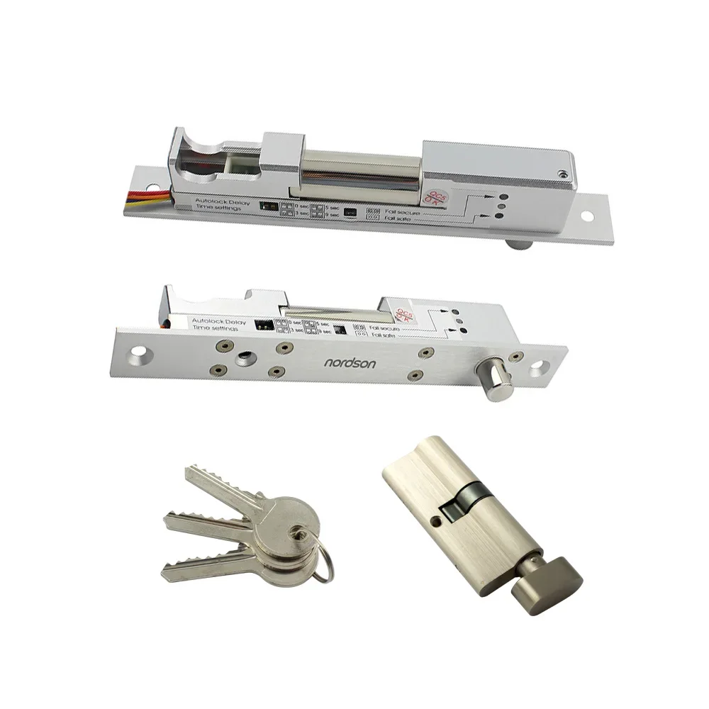 Micro Dead Bolt Lock with Cylinder Metal Electronic Lock  Electronic lock