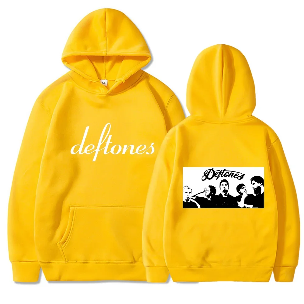 2025 DEFTONES Pullover Sweatshirt  Autumn and Winter Hoodie Men's  Casual Fashionable Trendy  Warm Sweatshirt Men's clothing