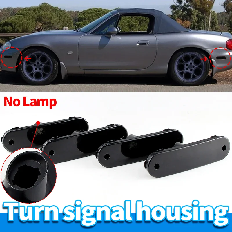 

Side Marker Turn Signal Light Housing FOR Mazda Miata MX-5 Convertible 1990-2005 NA01515FXA Turn Signal Housing Light Housings