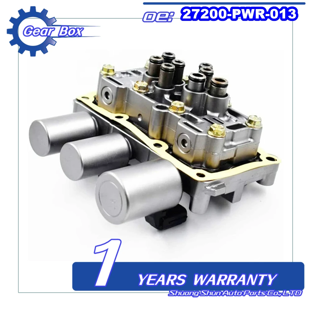 

Auto Parts Transmission Solenoid Kit Durable Control Valve 27200-PWR-013 27200-PWR-901 for HONDA FIT JAZZ 1.5L