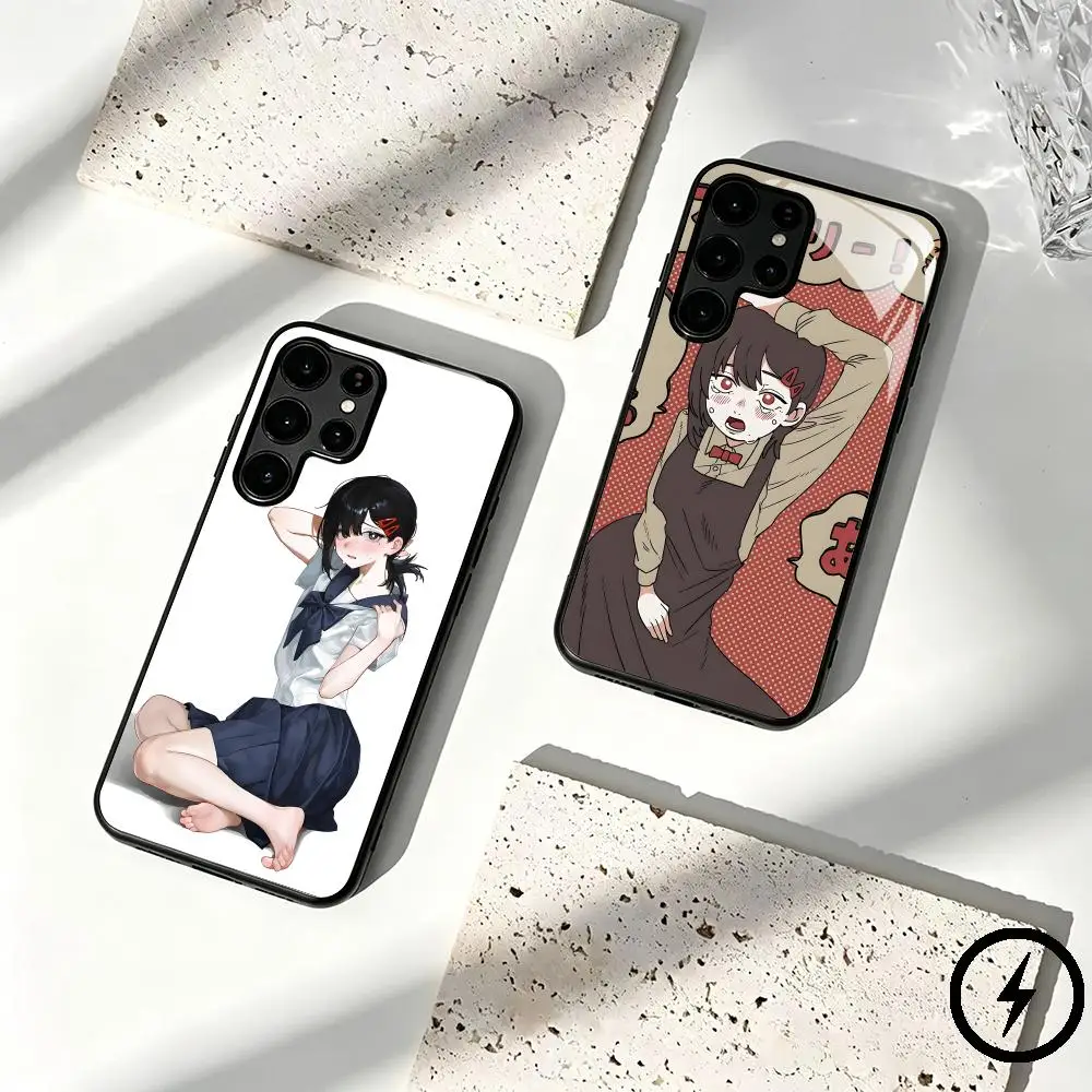 Chainsaw Man Kobeni Higashiyama Phone Case For Samsung S26 S25 S24 S23 S22 S21 S20 Plus Ultra Fold A Glass Magnetic Case