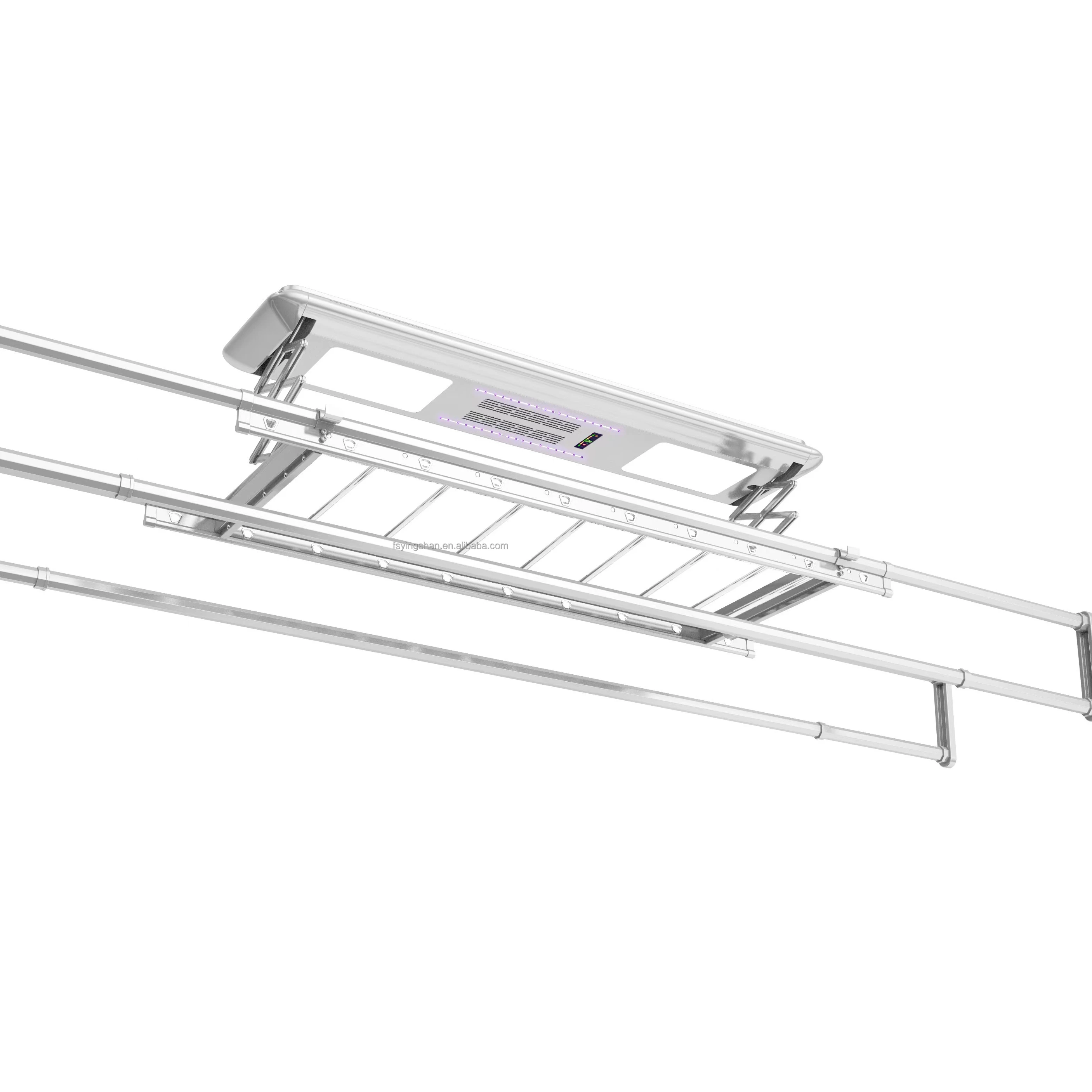 Balcony Kitchen Indoor Automatic Intelligent Lifting Electric Aluminum Foldable Ceiling Laundry Dryer Remote Control