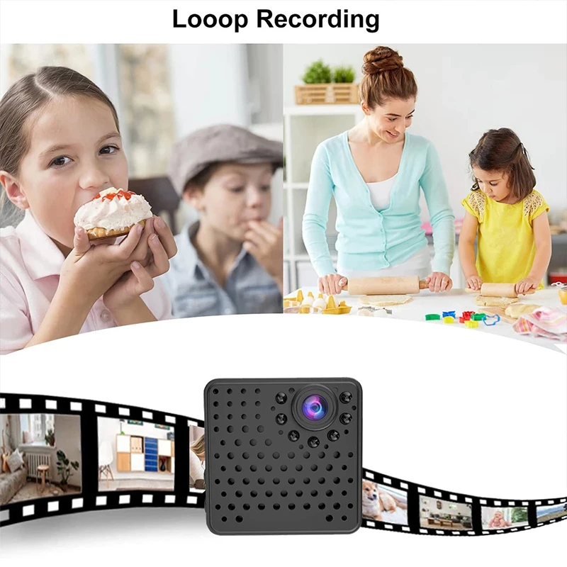 Wireless 4K Surveillance Camera Smart Home Outdoor Security Wifi Camera with Night Vision Motion Detection for Baby Pet Elderly