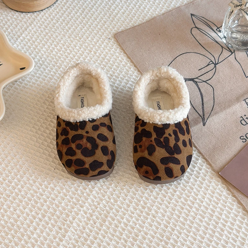 2025 شتاء جديد الأطفال حذاء كاجوال للفتيات موضة الكورية نمط لينة أسفل المضادة للانزلاق تنوعا الأميرة القطن الأحذية #5