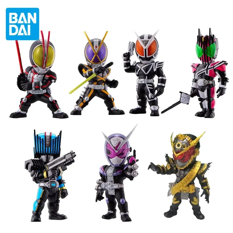 BANDAI Original Shokugan Masked Rider Anime Figure 555 Decade Kaixa Action Figure Christmas Ornament Model Gift Toys for Kids