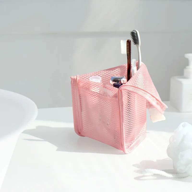 Waterproof Travel Makeup Bag Portable Toothbrush Cosmetic Organizer Makeup Brush Storage Pouch Large Capacity Bathroom Wash Pack