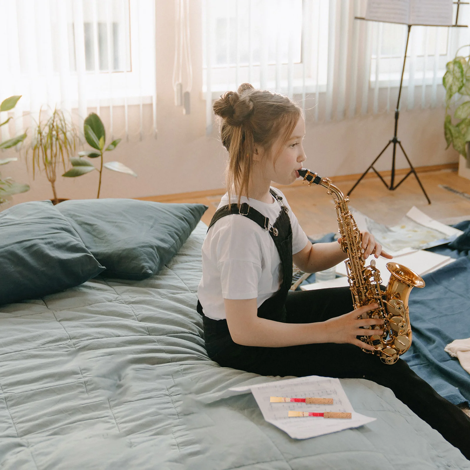 

2pcs Oboe Reeds Replacement Natural Wind Instrument Parts For Beginner Soft Reed Kit Musical Instrument Accessories