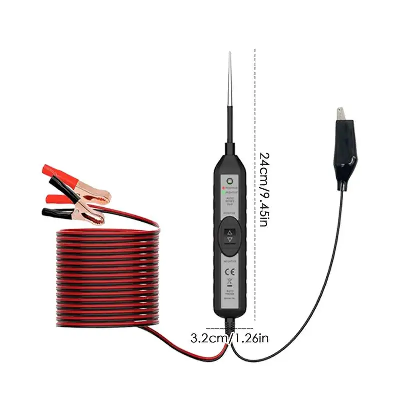 Tester della sonda del circuito Strumento di ricerca dell'interruttore Tester elettrico automatico multifunzionale Strumento di ricerca dell'interruzione di cortocircuito per auto sicura