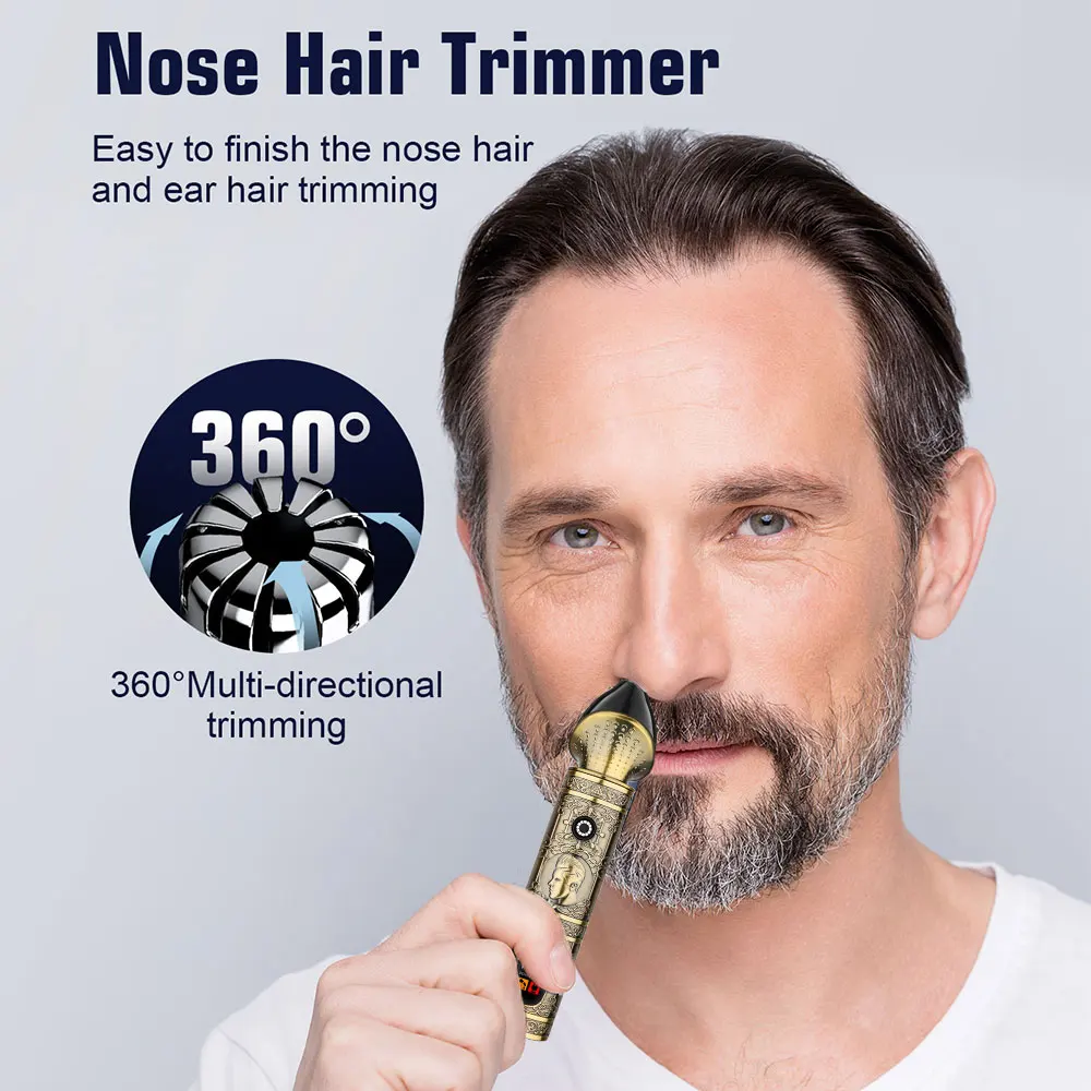 Триммер для волос HIENA T9, машинка для стрижки волос, профессиональная машина для стрижки волос, металлическая винтажная беспроводная машинка для стрижки волос со съемным лезвием для мужчин