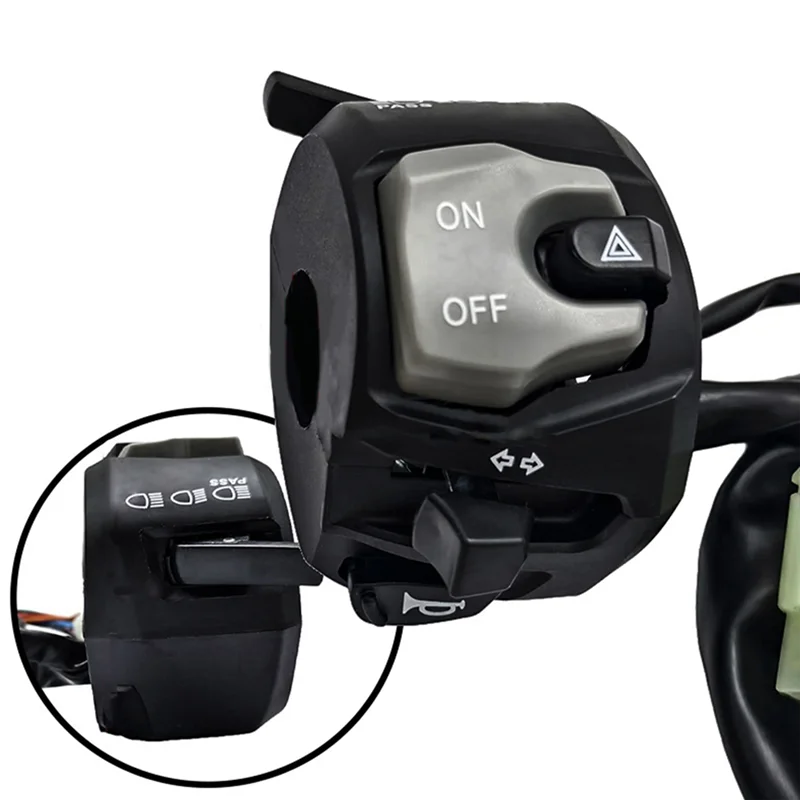 A20K-دراجة نارية المقود التحكم المصباح التبديل الضباب ضوء القرن التبديل ل GSX تشغيل مفتاح الإضاءة