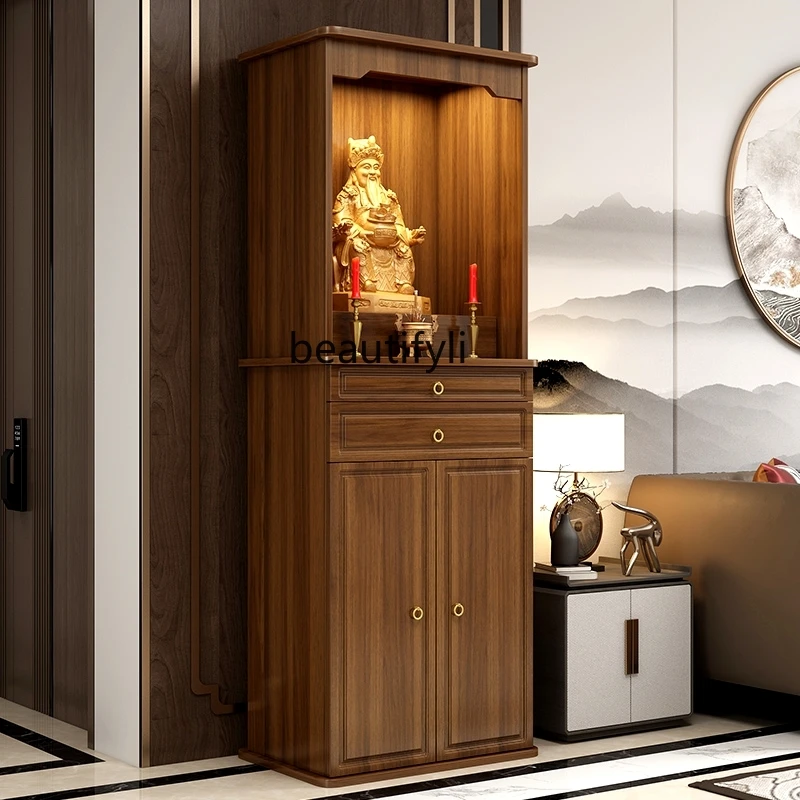 

Chinese Solid Wood Shrine Altar Buddha Shrine Household Cabinet Buddha Cabinet Shrine Clothes Closet