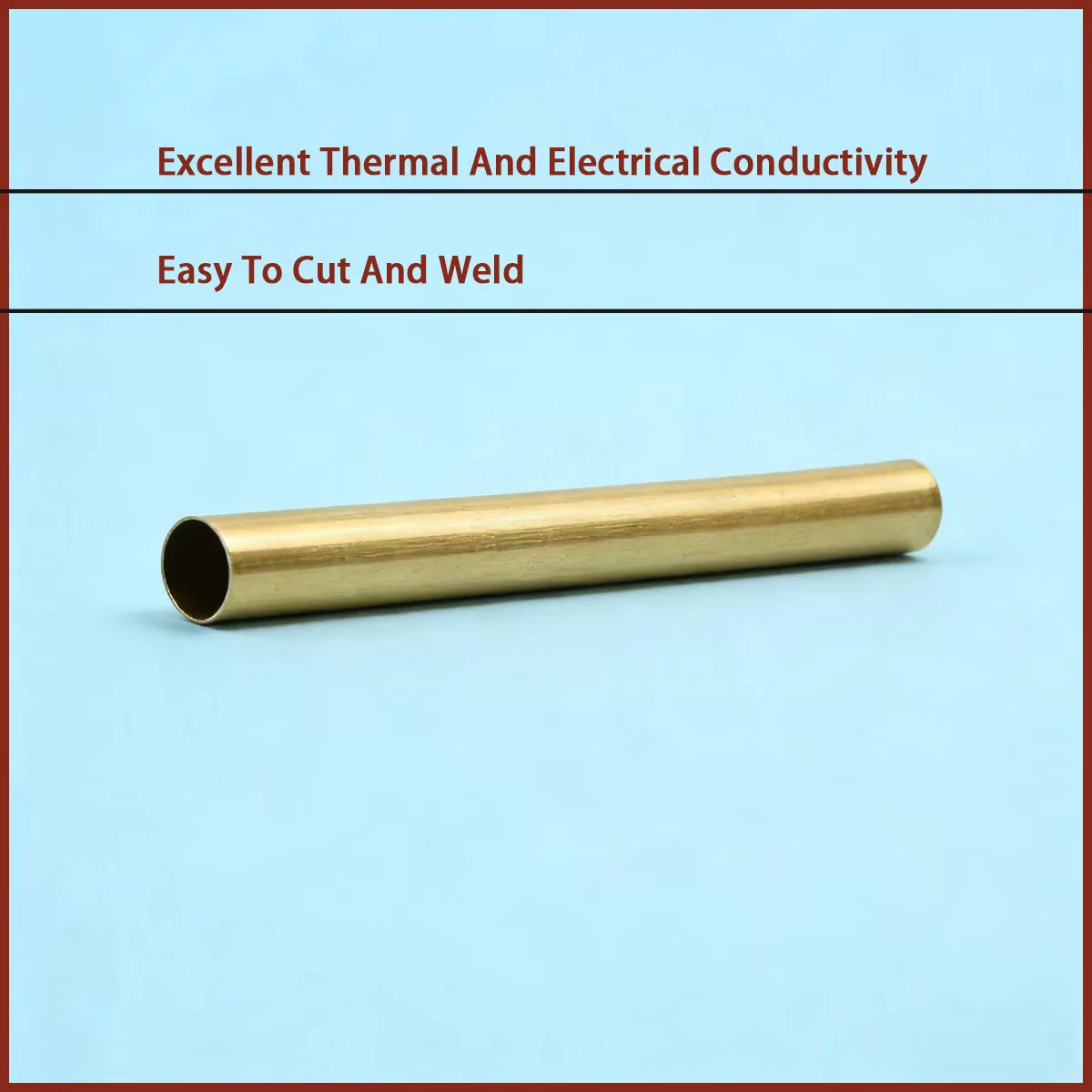 Outer diameter 21-30mm brass hollow tube is used for plumbing, electrical appliances, hardware, mechanical manufacturing, etc