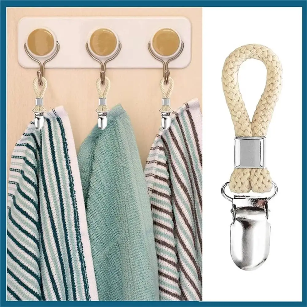 Bathroom Towel Clips Bathroom Kitchen Home Multifunctional Clothes Rack Kitchen Storage Clips Towel With Metal Clip Clothespins