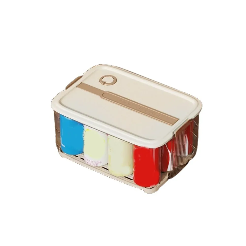 

Plastic Vegetable Fruit Storage Box Fresh-keeping Handheld Food Storage Container Dustproof Sealed Refrigerator Storage Box