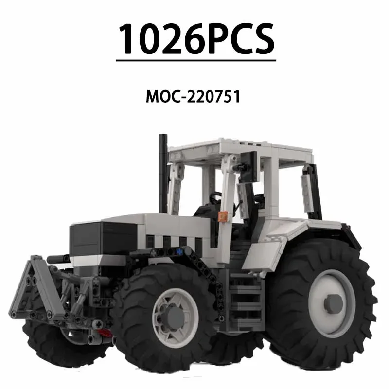 Universal Tractor Chassis Multiple Tractor Models Classic Building Block Set Agricultural Machinery Tractor Adult Christmas Gift