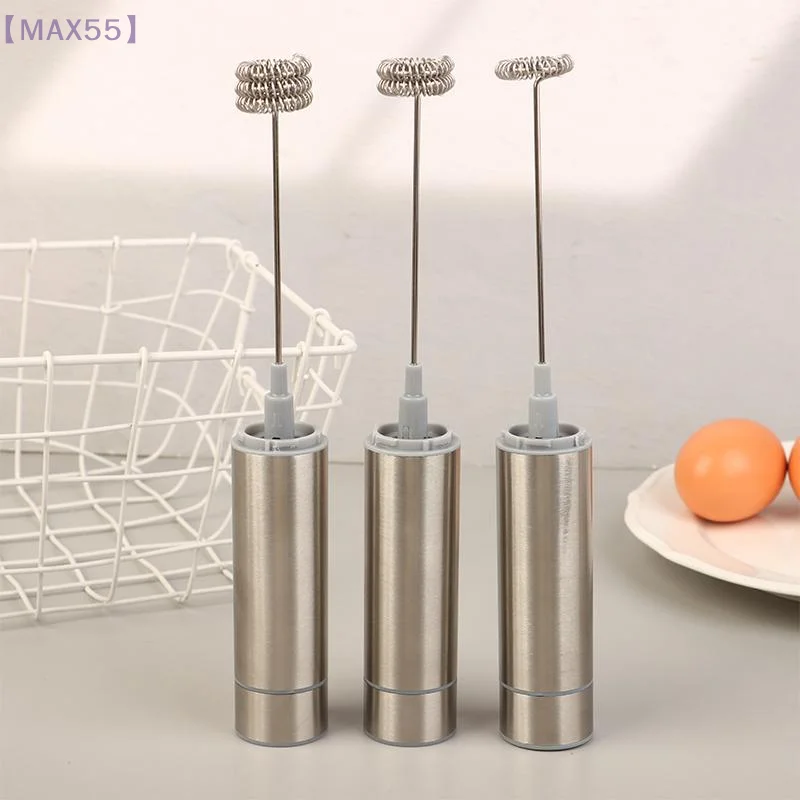 【MAX-55】خلاط رغوة الحليب والقهوة المنزلية الكهربائية وخلاط الحليب وخافق البيض المحمول