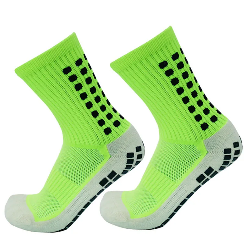 Calzini da calcio traspiranti antiscivolo uomo estate Running cotone gomma calcio donna ciclismo sport Accessorie calcio Grip calzino