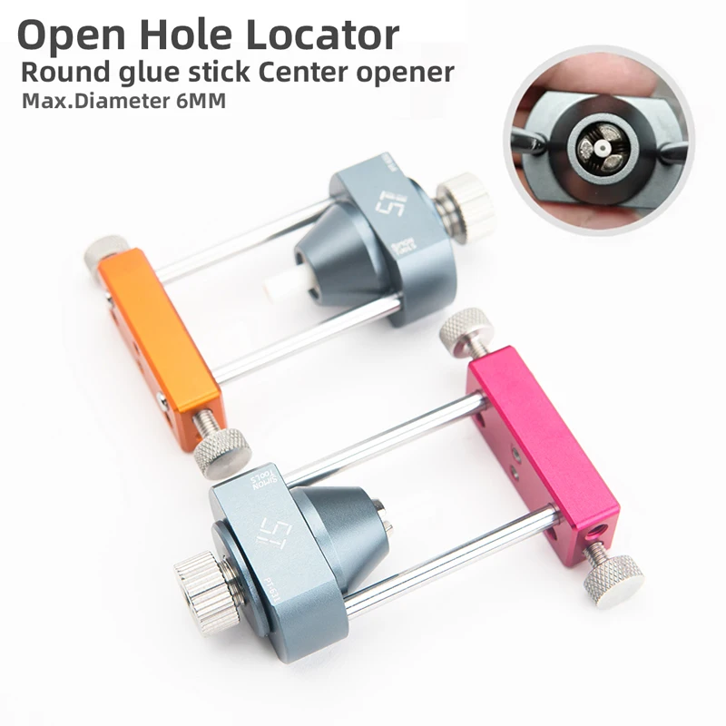 

Круглый клей-карандаш, центральный открывалка, локатор открытого отверстия, тиски для позиционирования - центральный пробойник для точного ремесла, инструменты для изготовления моделей своими руками