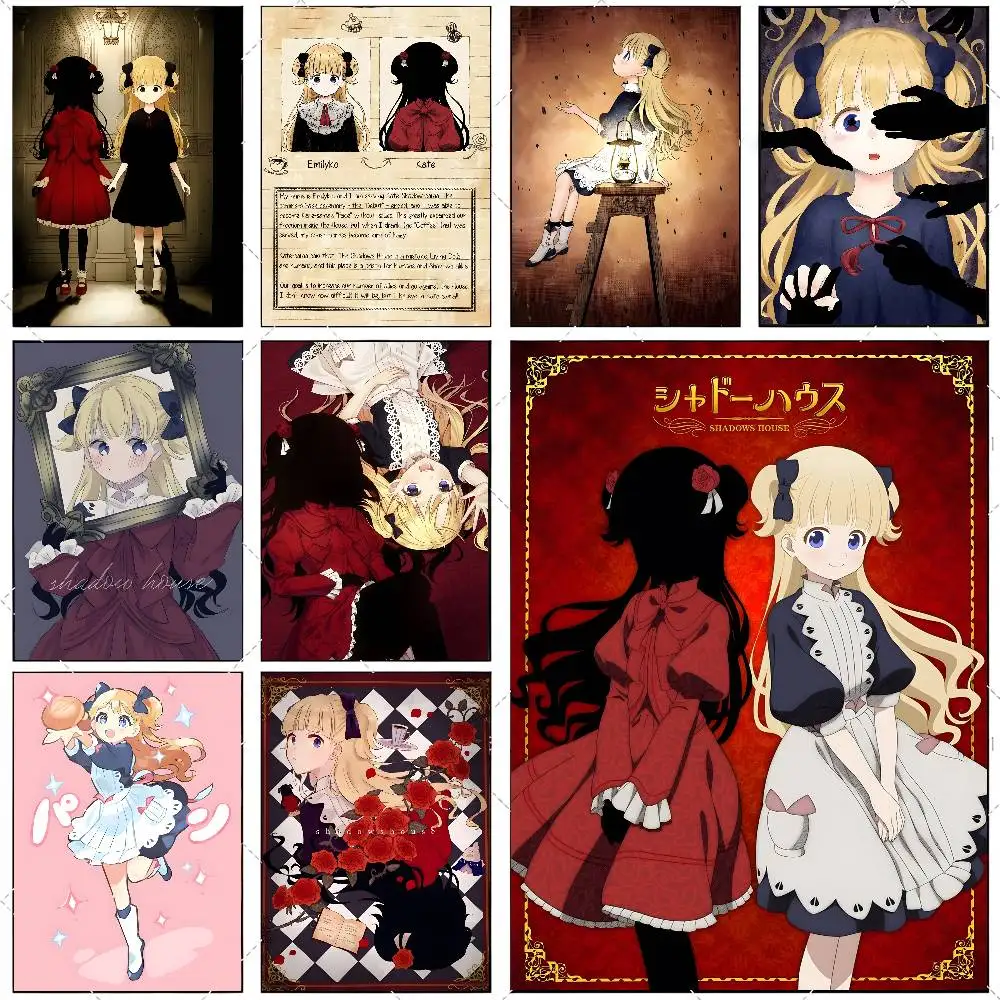 SHADOWS HOUSE Poster High-definition art sticker Self adhesive waterproof home decoration