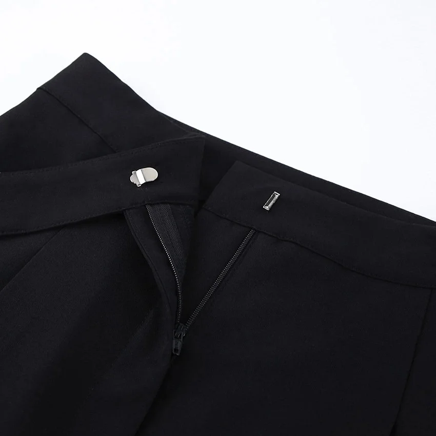 New  High Waist Comfortable Wide Leg Pants with kets Loose Fit Casual Trousers for Women Straight Cut Long Pants