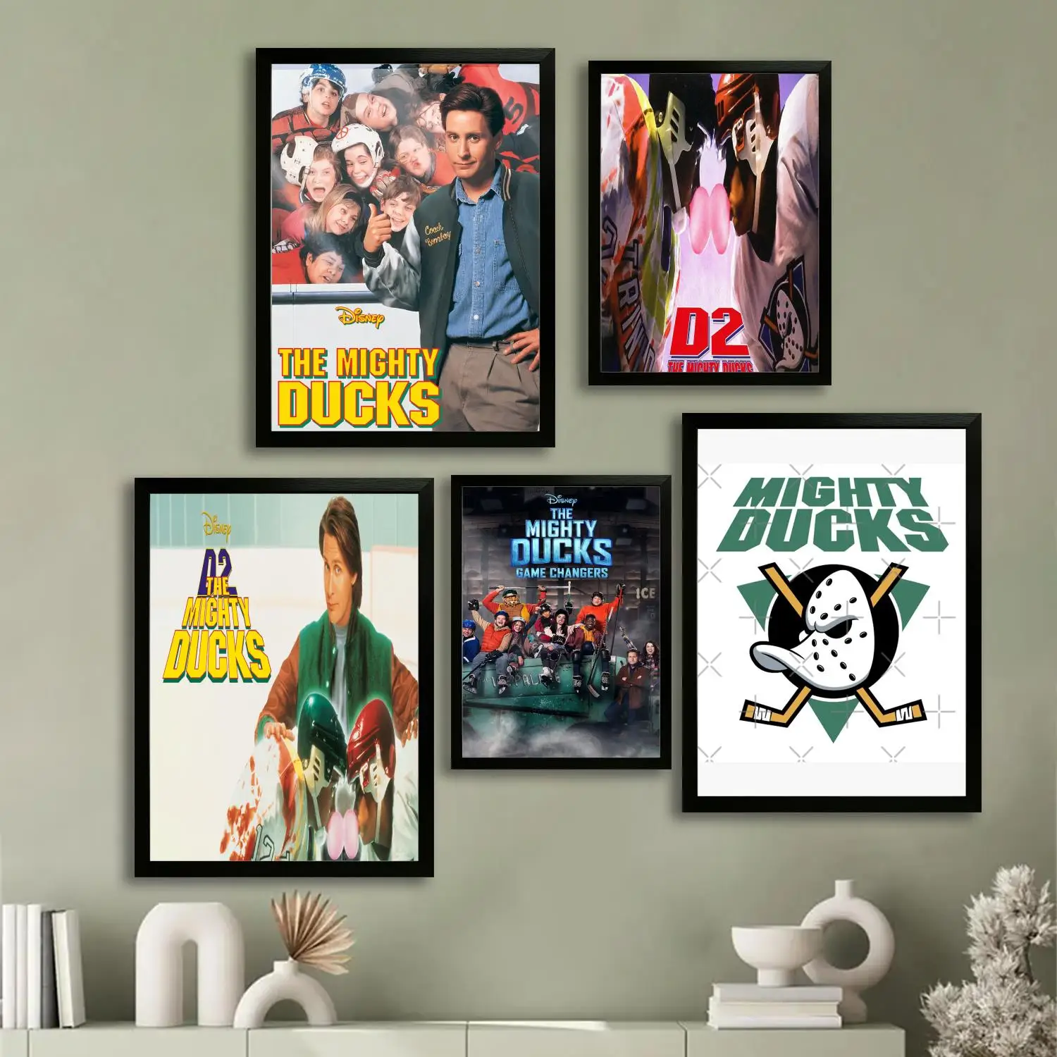 

D2 The Mighty Ducks Canvas Art Poster, Wall Art, Picture Print, Modern Family, Bedroom Decor, Posters,Decorative painting