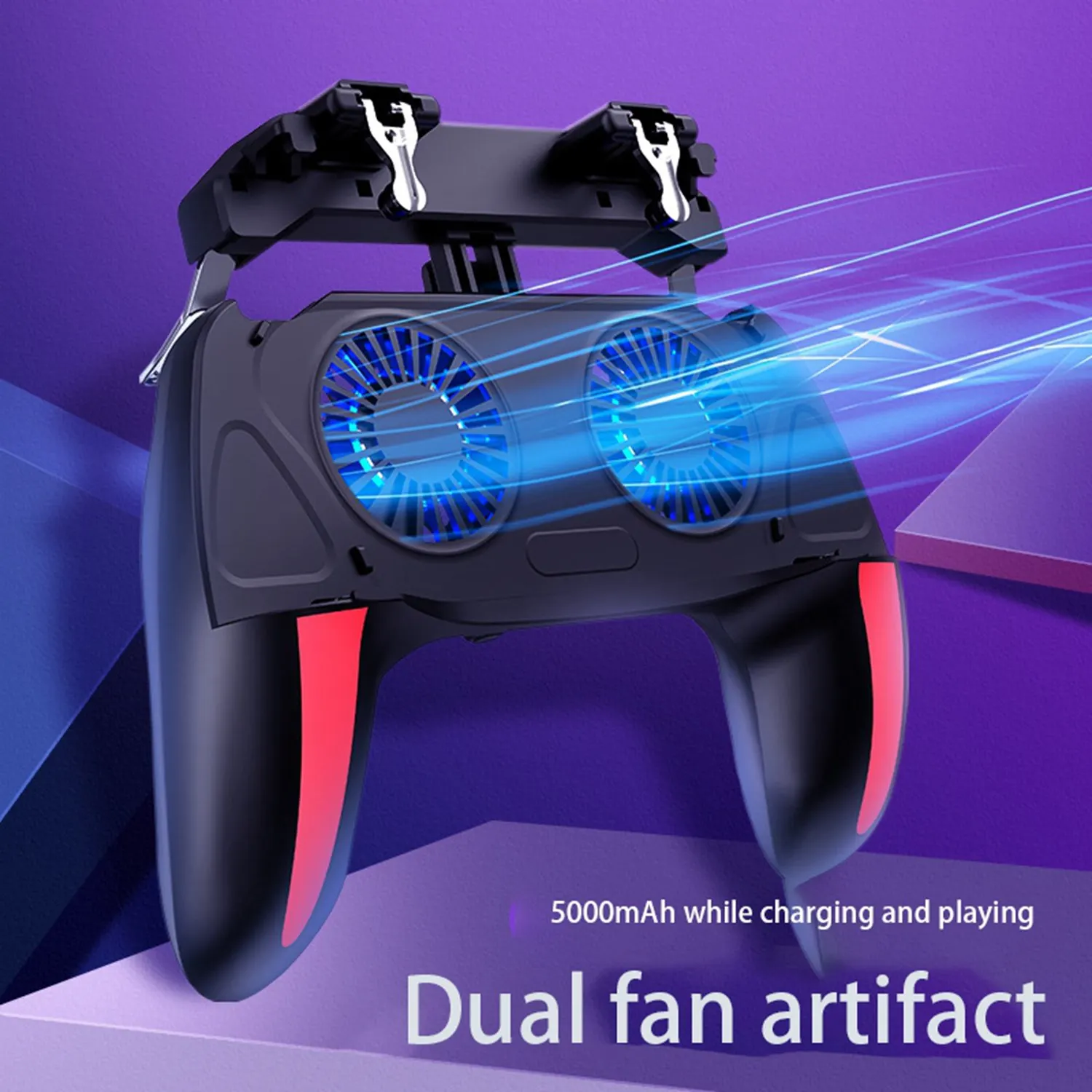 

X61A_Double Fan Cooling Mobile Phone Gamepad Controller