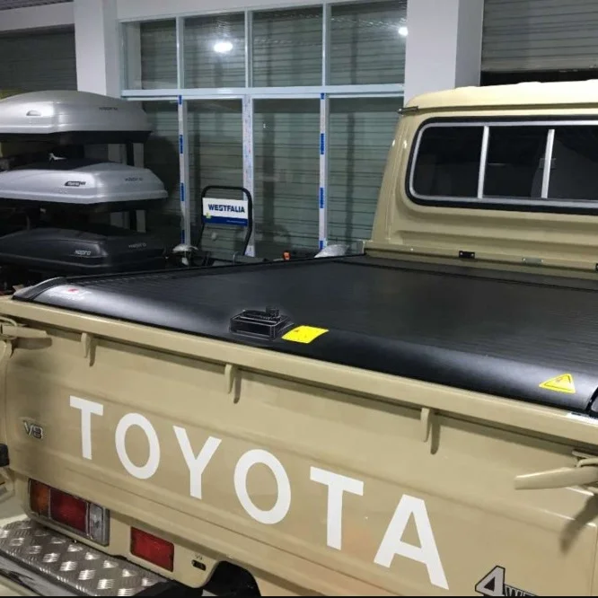 Manual /Electric Aluminum Alloy Tonneau Covers Pickup Roller Lid Truck Bed Cover for Land Cruiser 79 series accessories