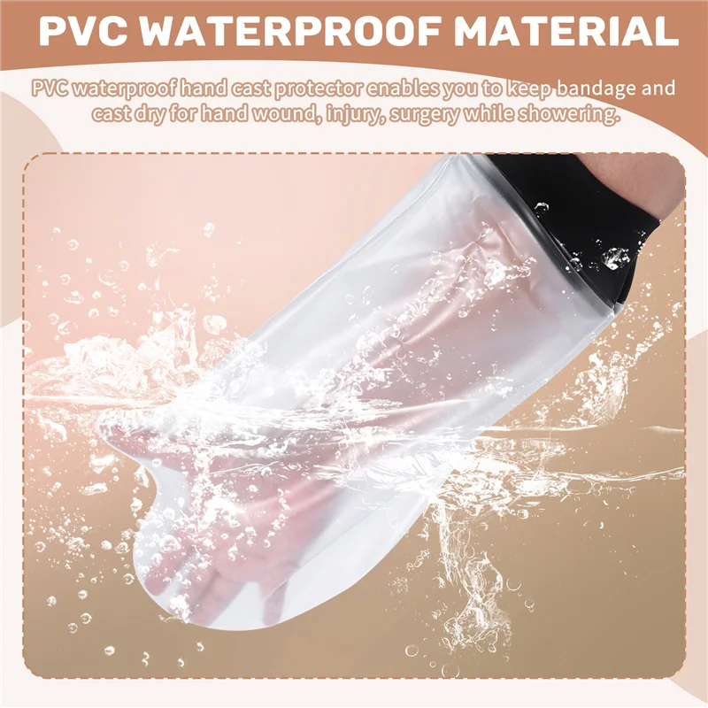 Promotion! Waterproof Cast Cover Adult Hands Cover For Shower Bath Wound Protector For Burnt Hands Fingers Wrists