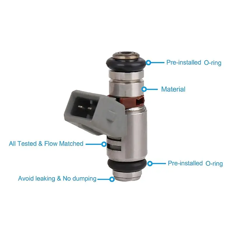 4X IWP043 Automotive Fuel Injector Fuel Injector For Ducati Marelli