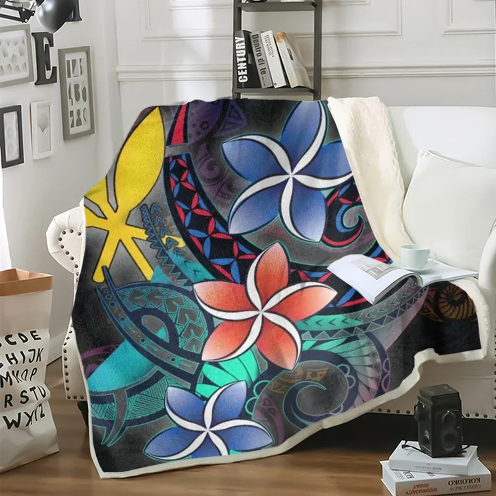 

Одеяло CLOOCL с татуировкой викингов в полинезийском стиле, 3D принт, постельное белье для подростков, домашний декор, покрывало для пешего туризма, пикника, Прямая доставка