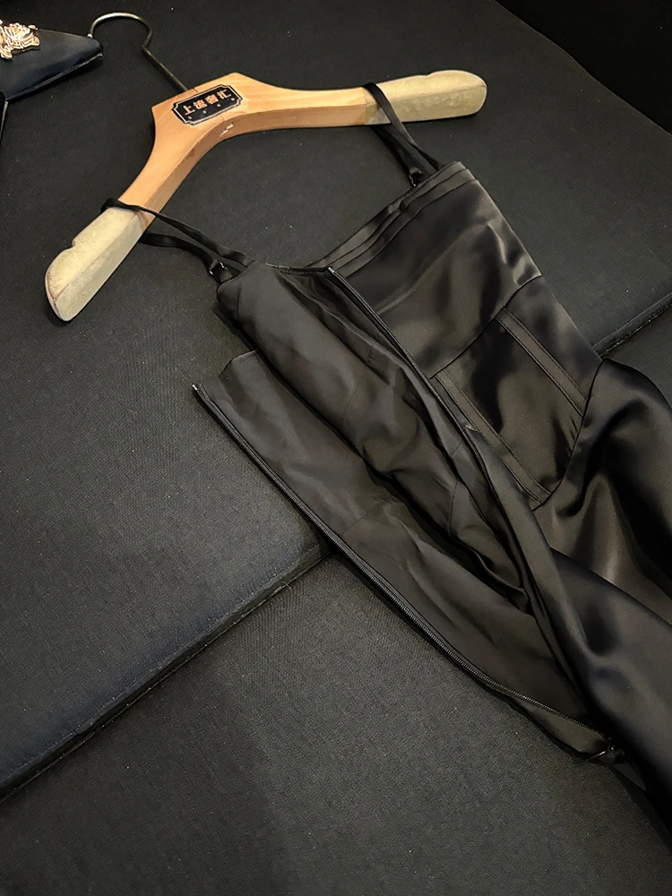 Ele Wijnrood Satijn Dr Afslankende Taille Ontwerp Comfortabele pasvorm U82 Pendelen Sle Dames Dr Zomerseizoen Ci Wear