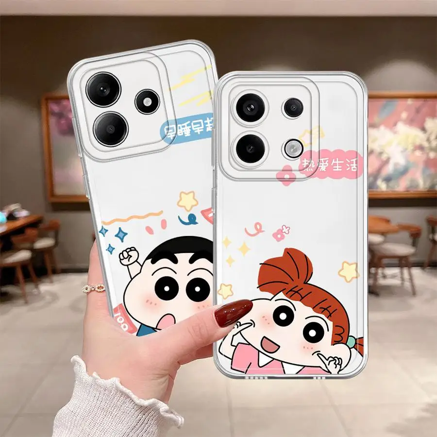 Funda para Xiaomi Poco X3 Pro X3 NFC, funda suave para teléfono, Cool Cra-yons Shin-chans