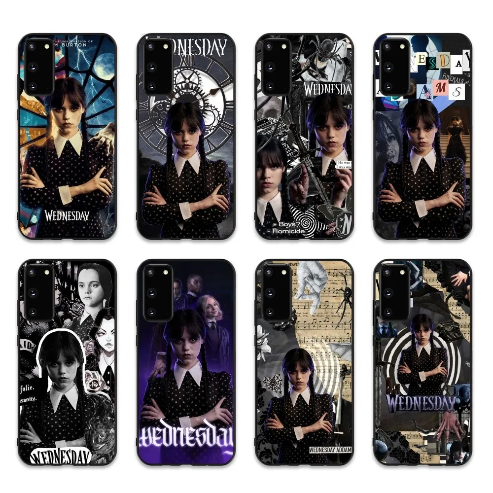 W-Wednesdays A-Addams Phone Case For Samsung S 9 10 20 21 22 23 30 23plus Lite Ultra FE S10lite Fundas