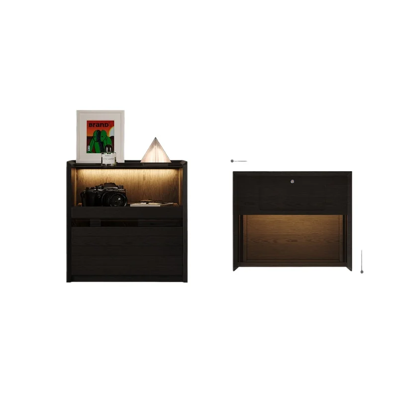 LM Modern Minimalist Home Storage Cabinet Bedside Storage Cabinet for Bedroom Use