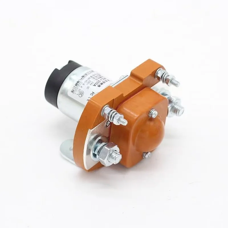 MZJ-200A 1NO DC Contactor DC12V/24V/48V/60V for Electric Forklifts, Electric Vehicles, Cleaning Vehicles, Locomotives, Etc.