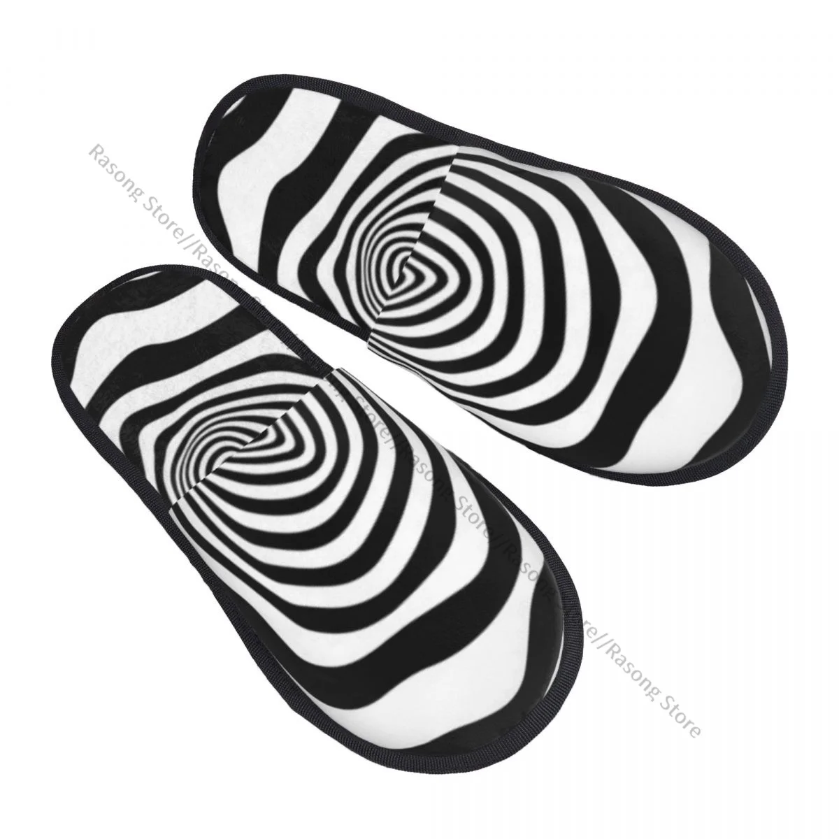 

Меховые тапочки для женщин и мужчин, модные пушистые зимние теплые тапочки, домашняя обувь с абстрактными волнами