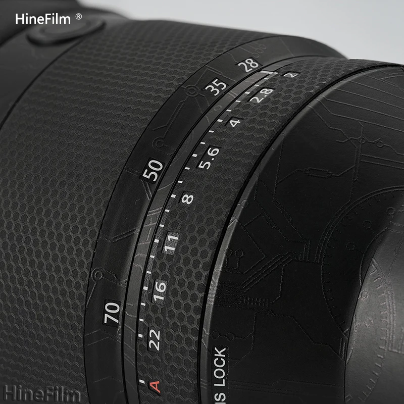 Hinefilm-calcomanía de piel para lente Sony FE 28-70F2GM, cubierta envolvente de 2870GM para Sony SONY 28-70mm F2 GM, Protector de FE28-70