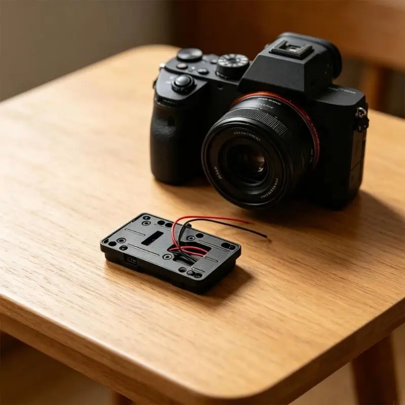 plaque-d'adaptateur-batterie-type-v-abs-avec-cable-d'alimentation-pour-camescopes-cameras-prend-en-externe