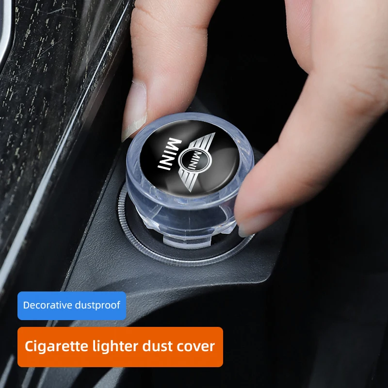 Car cigarette lighter plug cover dustproof plug fire missile button decorative cover protective cover For Mini Cooper One JCW