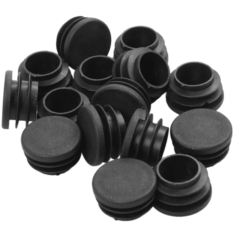 

24Pack Chair Table Legs Plug 22Mm Diameter Round Plastic Cover Thread Inserted Tube To Protect The Floor And Bumps