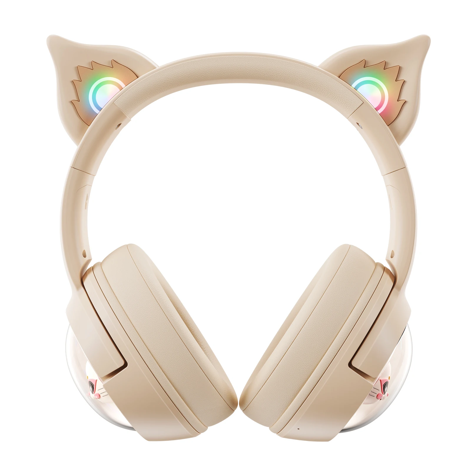 New B5 Wireless Gaming Headset With RGB Lighting Cute Pet Spaceship Bluetooth Headphones HD Mic HiFi Stereo Sound Game Headset