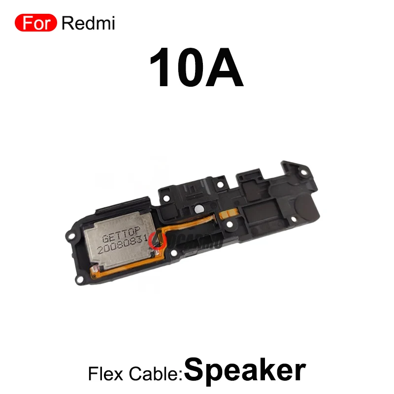 For Redmi 10 10A 10C Top Earpiece Ear Speaker + Bottom Loudspeaker Buzzer Ring Flex Replacement Repair Parts