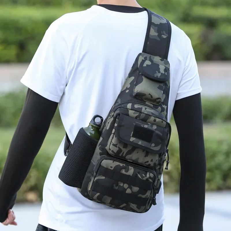 Bolso de mensajero de hombro multifuncional para hombres, deportes al aire libre y ocio